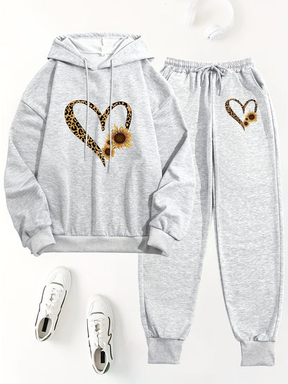 Sunflower Heart Lounge Set